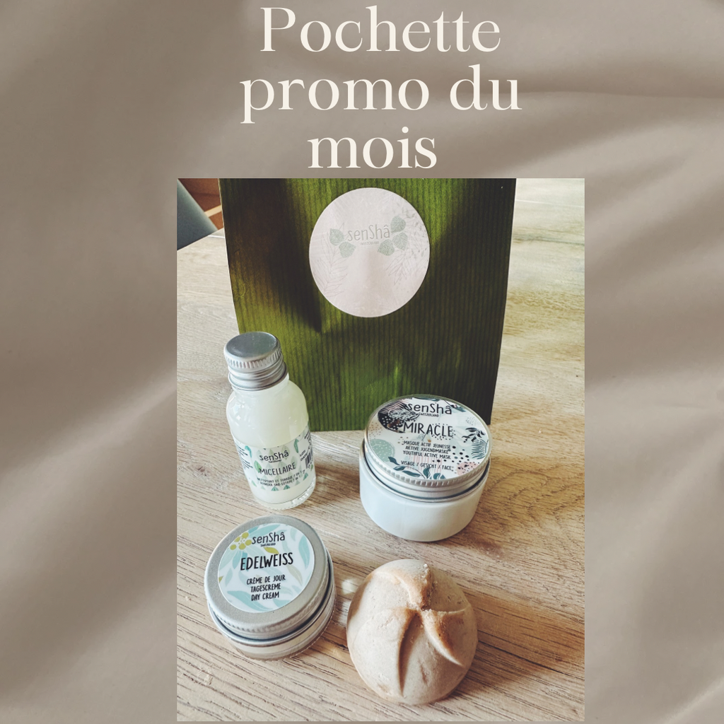 Pochette "Soin du visage" promo du mois