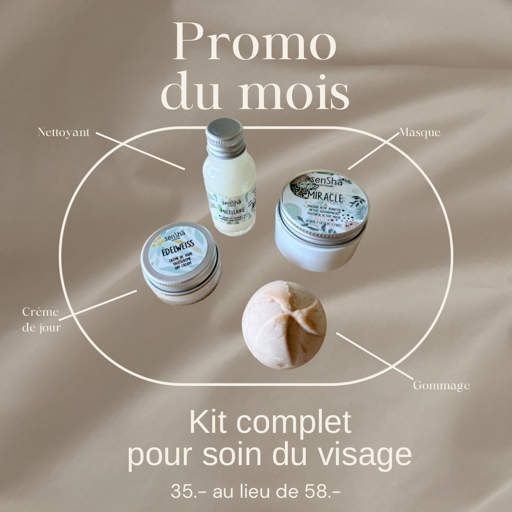 Pochette "Soin du visage" promo du mois