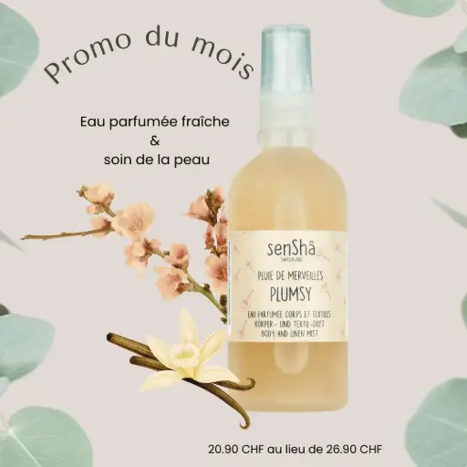 Plumsy eau parfumée promo du mois